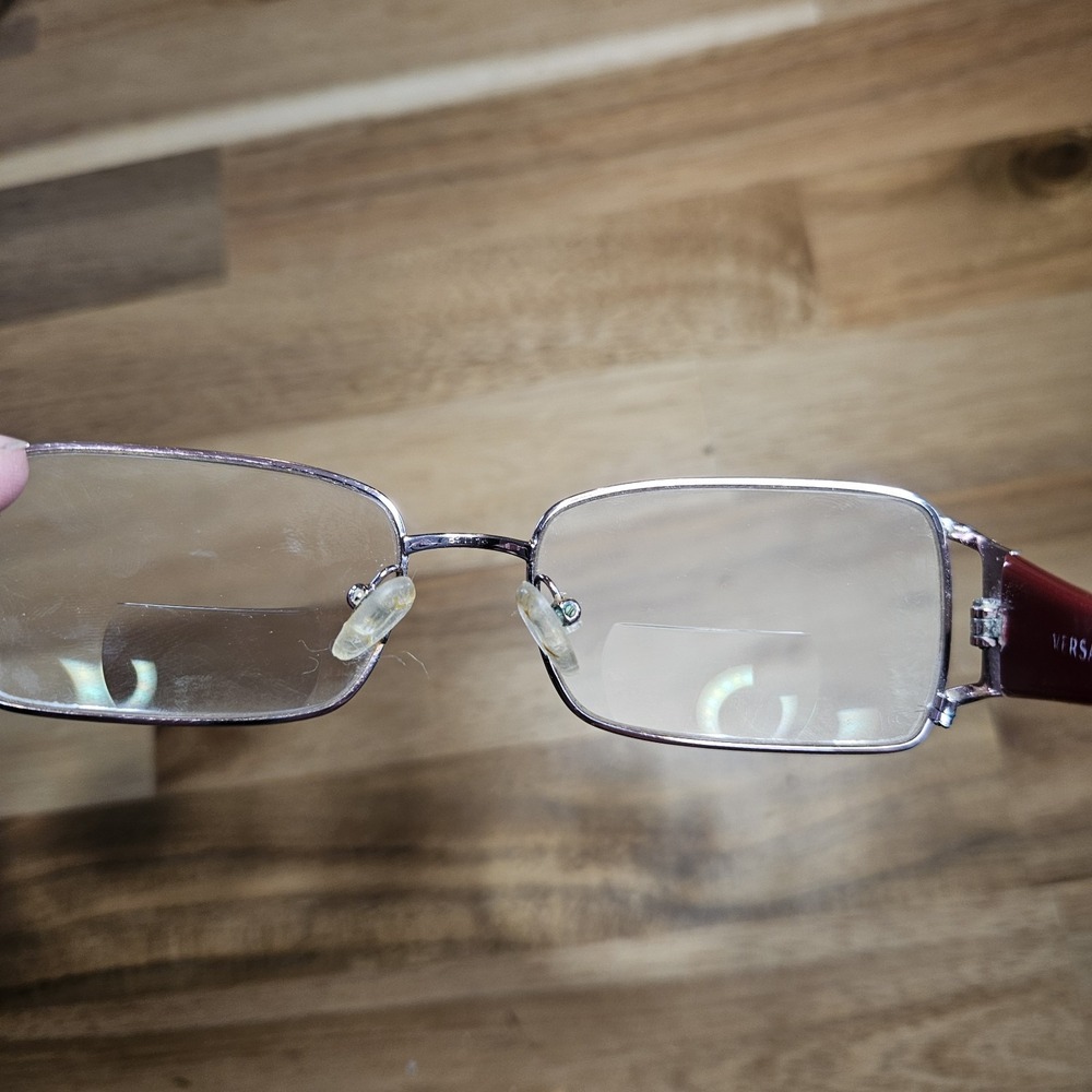 Versace Glasses‎ Pink Red Rhinestone Frame Only - Picture 6 of 10
